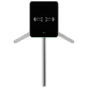 ZKTECO MTS1000 - Torniquete Bidireccional / Acero SUS304  / 110V / 25 x min / Carril 50 cm / Exterior Protegido / 2 millones de Ciclos / No cuenta con Lectores y Panel / Compatible con Equipos de Rostro, Palma, Huella, Tarjeta y Código QR