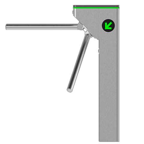 ZKTECO MTS1000 - Torniquete Bidireccional / Acero SUS304  / 110V / 25 x min / Carril 50 cm / Exterior Protegido / 2 millones de Ciclos / No cuenta con Lectores y Panel / Compatible con Equipos de Rostro, Palma, Huella, Tarjeta y Código QR