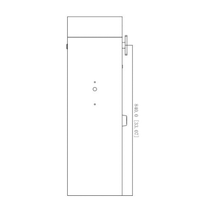 DAHUA IPMECD-0232-M30 - Brazo Recto 3m/ Tiempo de apertura ajustable/ Recomendada para escenas de volumen de tráfico