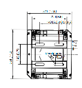 DAHUA IPMECD-3012-LM40 - Barrera Izquierda/ Tiempo de Apertura Cierre 2 S/ Frecuencia de Uso ≥ 5000 por Día/ Compatible con Controles de Acceso Dahua y Terceros/ Sin Brazo