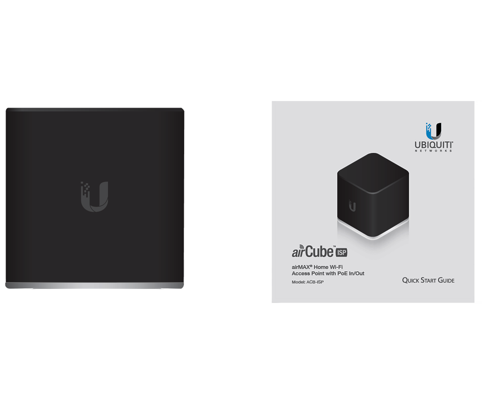 UBIQUITI ACB-ISP - Ruteador Inalámbrico AirCube / 4 Puertos Fast Ethernet / WiFi 2.4GHz a 300 Mbps