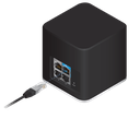 UBIQUITI ACB-ISP - Ruteador Inalámbrico AirCube / 4 Puertos Fast Ethernet / WiFi 2.4GHz a 300 Mbps