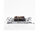 (MICRÓFONO INTEGRADO) KIT TURBOHD 5 Megapixel / DVR 4 Canales / 4 Cámaras Bala con Micrófono Integrado (exterior 2.8 mm) / Fuente de Poder / Accesorios de Instalación