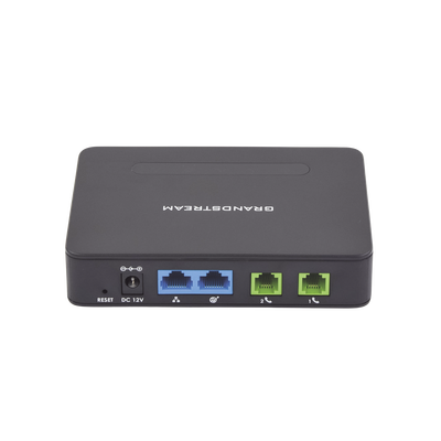 ATA de 2 puertos FXS con 2 puertos de red gigabit con router integrado