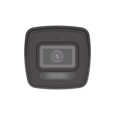 Bala IP 2 Megapixel / Lente 2.8 mm / Dual Light (30 mts IR + 20 mts Luz Blanca) / Micrófono Integrado / ACUSENSE Lite / Exterior IP67 / H.265 / PoE / ONVIF / Micro SD