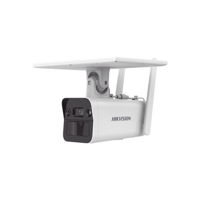 Kit Solar IP All in One / DOBLE DETECCIÓN (Radar + PIR) / Cámara Bala 4 Megapixel / Lente 4mm / Panel Solar / Batería de Respaldo de Litio 10Ah (Hasta 11 Días) / Conexión 4G / Accesorios de Instalación / Kit Solar