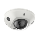 Mini Domo IP 6 Megapixel / Lente 2.8 mm / 30 mts IR EXIR / Micrófono Integrado / Exterior IP67 / IK08 / PoE / Entrada y Salida de Audio y Alarmas / AcuSense / Onvif / MicroSD