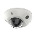 Mini Domo IP 6 Megapixel / Lente 2.8 mm / 30 mts IR EXIR / Micrófono Integrado / Exterior IP67 / IK08 / PoE / Entrada y Salida de Audio y Alarmas / AcuSense / Onvif / MicroSD