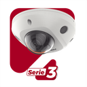 Mini Domo IP 6 Megapixel / Lente 2.8 mm / 30 mts IR EXIR / Micrófono Integrado / Exterior IP67 / IK08 / PoE / Entrada y Salida de Audio y Alarmas / AcuSense / Onvif / MicroSD