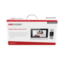 Kit de Videoportero Analógico / IP a 4 Hilos con Función de Llamada a App Hik-Connect / Monitor se Conecta a Internet por Cable o WiFi y por 4 Hilos al Frente de Calle / Expandible a Mas Equipos 