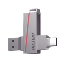 Memoria USB Dual de 128 GB / USB-C y USB-A / Transferencia de Alta Velocidad / Metálica / Compatible con Dispositivos Móviles, Windows, Mac y Linux