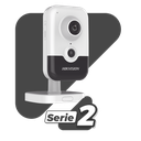 Cubo IP 4 Megapixel / Serie PRO / Lente 2.8 mm / 10 mts IR EXIR / PoE / Sensor PIR / H.265+ / Interior / Audio de Dos Vías / Detección Facial / PoE / MicroSD / ONVIF