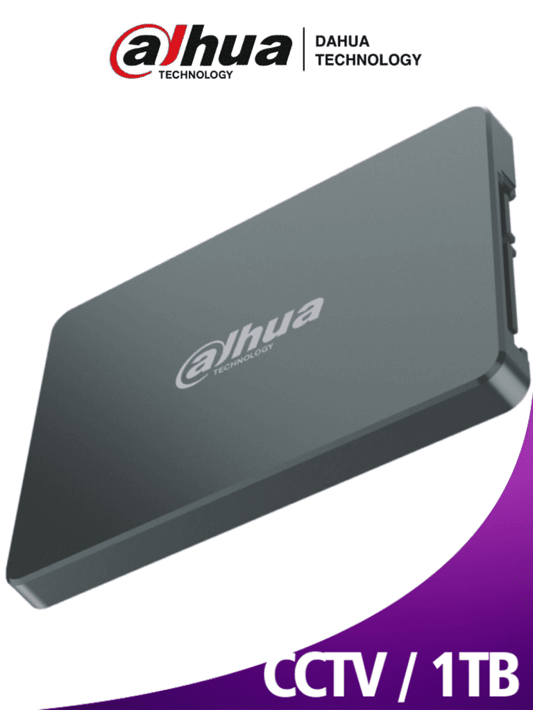 DAHUA SSD-V800S1TB - Disco de Estado Solido de 1TB 2.5"/ Especial para DVR o NVR / SSD CCTV Series/ Incluye Adaptador Para Instalación/ Puerto SATA/ SSD Especial Para Videovigilancia/ #LoNuevo