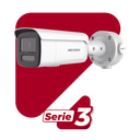 Bala IP 4 Megapixel / Lente 4 mm / Dual Light (60 mts IR + 60 mts Luz Blanca ) / Darkfighter S / Exterior IP67  / WDR 130 dB / AcuSense / Captura Facial / HEOP