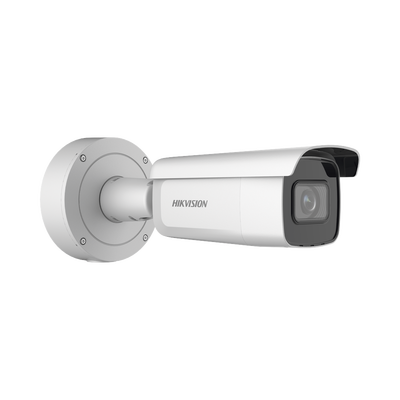 Bala IP 4 Megapixel / Lente Mot. 2.7 a 13.5 mm / 60 mts IR EXIR / Exterior IP67 / IK10 / WDR 120 dB / PoE + / AcuSense / Videoanaliticos Integrados / MicroSD