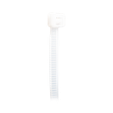 Cincho de plástico, Color Natural, 4.8 x 370 mm, Ideal para sujeción de cables (Bolsa con 100 piezas) 