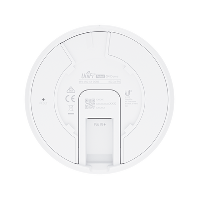 Cámara IP Domo UniFi Protect 4 mpx, techo o pared,  para semi-exterior con protección IPX4 y antivandálica