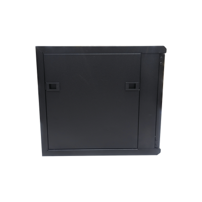 Gabinete de Montaje en Pared, Con Puerta de Cristal, de 19in, 6UR, Color Negro