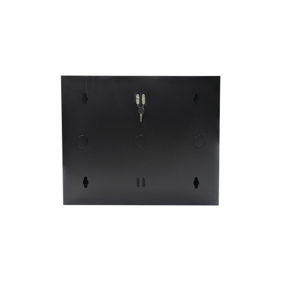 Gabinete de Montaje en Pared, Con Puerta de Cristal, de 19in, 6UR, Color Negro