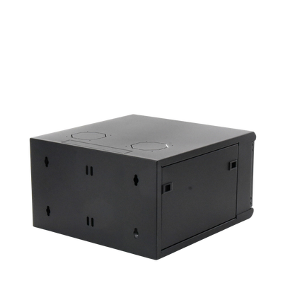 Gabinete para Montaje en Pared Fijo, con 4 Unidades de Rack, de 19in, Puerta de Cristal Templado, Fabricado en Acero
