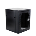 Gabinete para Montaje en Pared, 12 Unidades de Rack, de 19in, Puerta de Cristal Templado, Fabricado en Acero