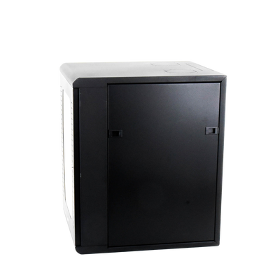 Gabinete para Montaje en Pared, 12 Unidades de Rack, de 19in, Puerta de Cristal Templado, Fabricado en Acero