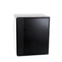 Gabinete para Montaje en Pared, 12 Unidades de Rack, de 19in, Puerta de Cristal Templado, Fabricado en Acero