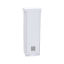 Gabinete para Piso, Capacidad, 31 Unidades de Rack, 553mm de Ancho, 1730mm de Profundidad, Doble puerta y Postes frontales e intermedios ajustables, Color Blanco