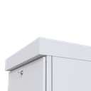 Gabinete para Piso, Capacidad, 31 Unidades de Rack, 553mm de Ancho, 1730mm de Profundidad, Doble puerta y Postes frontales e intermedios ajustables, Color Blanco