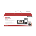 Kit de Videoportero IP Poe Estandar con llamada a App de Smartphone (HikConnect) / Apertura con tarjeta MIFARE / Frente de calle IK08 & IP65 / Soporta 2 puertas