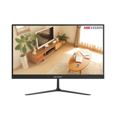 Monitor LED Full HD de 21.5" / Ideal para CCTV, Oficina y Hogar / Entrada HDMI-VGA / Montaje VESA ( 75 X 75) / Uso 16/7