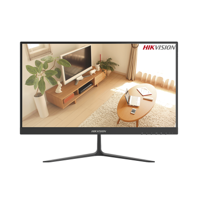 Monitor LED Full HD de 23.8" / Ideal para CCTV, Oficina y Hogar / Entrada HDMI-VGA / Montaje VESA (100 X 100) / Uso 24/7