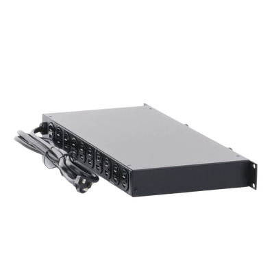 PDU para Distribución de Energía, Montaje en Rack, 11 salidas, Instalación Horizontal, de 19in, 1U, 15 Amp, 120 Vca, Con Indicador Led 