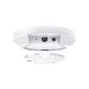 Punto de Acceso Omada / Wi-Fi 6 AX3000 MU-MIMO 4x4 / Mesh Omada / Alta Densidad de Usuarios / Configuración por Controlador o Stand-Alone / Para Montaje en Techo/pared / Alimentación PoE+