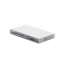 Router Gigabit VPN / Balanceador de cargas / 60,000 sesiones NAT /  9 puertos 10/100/1000 Mbps + 2 puertos SFP (WAN/LAN) / 1 puerto entrada PoE(af/at) / 2 puertos salida PoE (af/at) / Compatible con GWN Cloud.