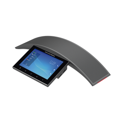 Teléfono - Audioconferencias IP Android 10, 12 líneas SIP con 12 cuentas, pantalla táctil  8", puertos Gigabit, Wi-Fi, Bluetooth, PoE, codec Opus, IPV4/IPV6 con gestión en la nube GDMS