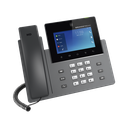 Teléfono IP Android 11, 16 líneas SIP con 12 cuentas, pantalla táctil  5", puertos Gigabit, Wi-Fi, Bluetooth, PoE, codec Opus, IPV4/IPV6 con gestión en la nube GDMS