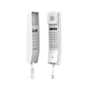 Teléfono IP Hotelero Wi-Fi, 2 líneas SIP con 2 cuentas, codec Opus, IPV4/IPV6, color blanco, con gestión en la nube GDMS