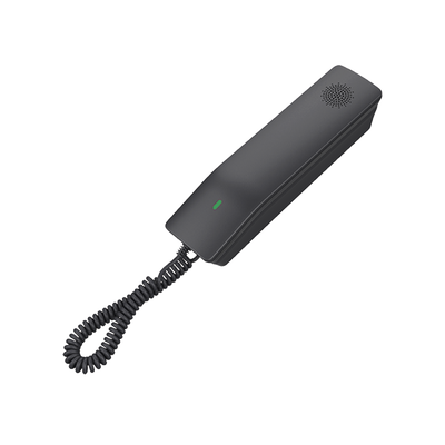 Teléfono IP Hotelero Wi-Fi, 2 líneas SIP con 2 cuentas, codec Opus, IPV4/IPV6, color negro, con gestión en la nube GDMS