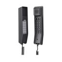 Teléfono IP Hotelero Wi-Fi, 2 líneas SIP con 2 cuentas, codec Opus, IPV4/IPV6, color negro, con gestión en la nube GDMS