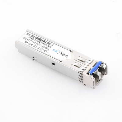 Transceptor SFP (Mini-Gbic) / Monomodo / 1.25 Gbps de velocidad / Conectores LC Dúplex / Hasta 40 km de Distancia