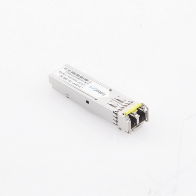 Transceptor SFP (Mini-Gbic) / Monomodo / 1.25 Gbps de velocidad / Conectores LC Dúplex / Hasta 80 km de Distancia