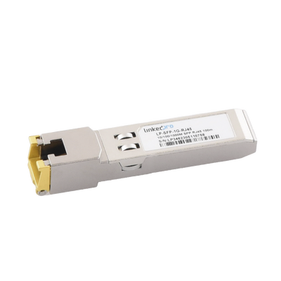 Transceptor SFP a RJ45 / Auto negociación 10/100/1000 Mbps / Conector RJ45 / Distancia de hasta 100 m.