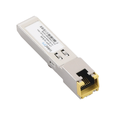 Transceptor SFP a RJ45 / Auto negociación 10/100/1000 Mbps / Conector RJ45 / Distancia de hasta 100 m.
