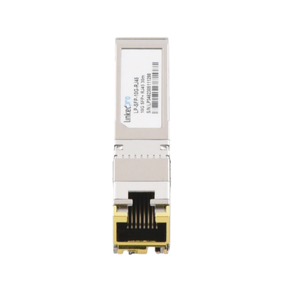 Transceptor SFP+ a RJ45 / 10 Gbps / Conector RJ45 / Distancia de hasta 30 m.