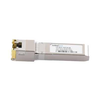 Transceptor SFP+ a RJ45 / 10 Gbps / Conector RJ45 / Distancia de hasta 30 m.