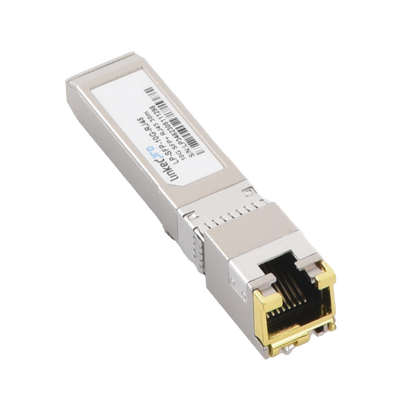 Transceptor SFP+ a RJ45 / 10 Gbps / Conector RJ45 / Distancia de hasta 30 m.