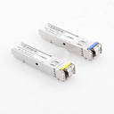 Transceptores Bidireccionales SFP (Mini-Gbic) / Monomodo / 1.25 Gbps de velocidad / Conector LC / Hasta 3 km de Distancia / 2 Piezas