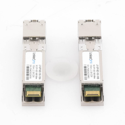 Transceptores Bidireccionales SFP+ (Mini-Gbic) / Monomodo / 10 Gbps de velocidad / Conector LC / Hasta 100 km de Distancia / 2 Piezas