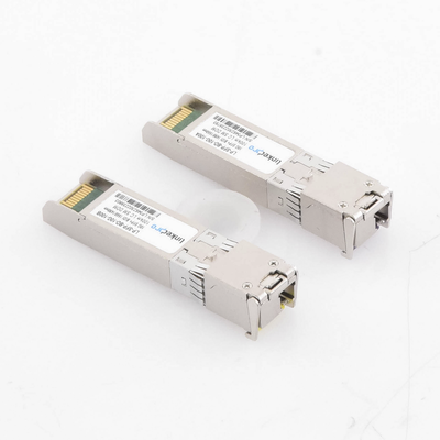 Transceptores Bidireccionales SFP+ (Mini-Gbic) / Monomodo / 10 Gbps de velocidad / Conector LC / Hasta 100 km de Distancia / 2 Piezas